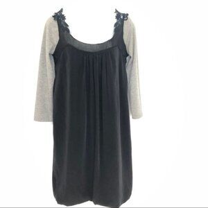 Vanessa Bruno Layer Look Casual Black Dress